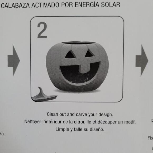 NWT Halloween Solar 7 Color Changing LED Pumpkin Jack-o-lantern Hat - Picture 5 of 10